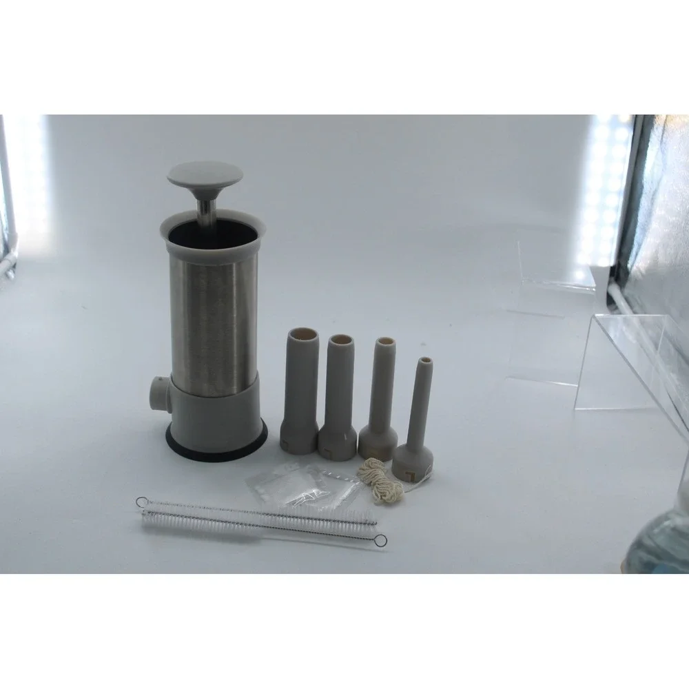 Manual Sausage Stuffer Machine 18/8 Stainless Steel Vertical Meat Filler Kit